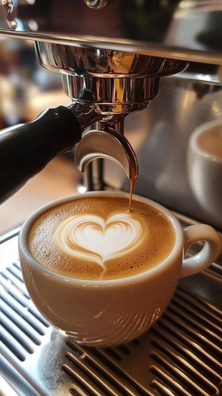Pouring coffee